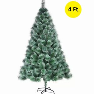 4FT Snow Green Pine Christmas Tree