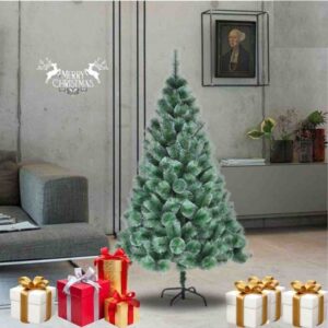 7FT Snow Green Pine Christmas Tree