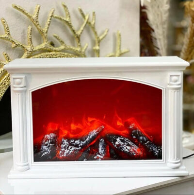 LED Vintage Fireplace Decor - Image 5