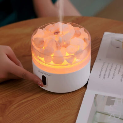 220ML Round Burning Rocks Humidifier - Image 9