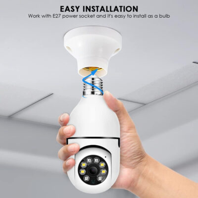 1080P Wifi Bulb Security CCTV Camera - Image 10