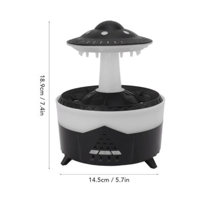 350ML Mushroom Raindrop Aromatherapy Humidifier - Image 3