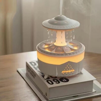 350ML Mushroom Raindrop Aromatherapy Humidifier - Image 8