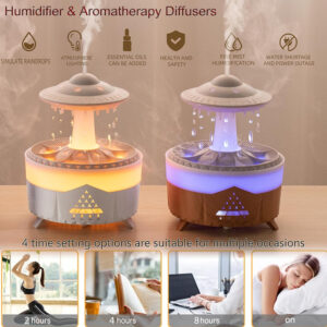 350ML Mushroom Raindrop Aromatherapy Humidifier