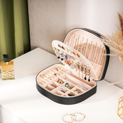 Curved Portable Travel Jewelry Box - Image 6
