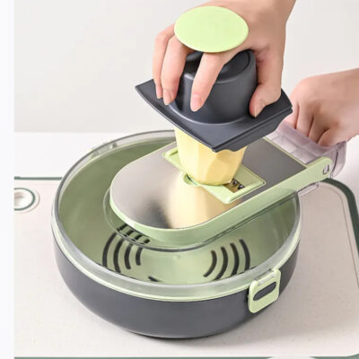 Multifunctional Safe Round Vegetable Cutter - Image 9