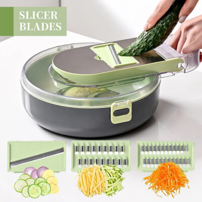 Multifunctional Safe Round Vegetable Cutter - Image 5