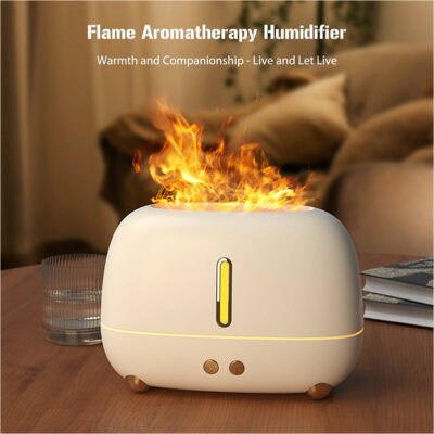 250ml Flame Aromatherapy Humidifier - Image 10