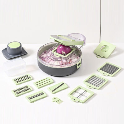 Multifunctional Safe Round Vegetable Cutter - Image 7