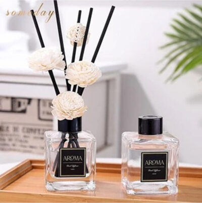 120ml Glass Aromatherapy Diffuser Long Stick - Image 5