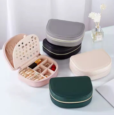 Curved Portable Travel Jewelry Box - Image 3