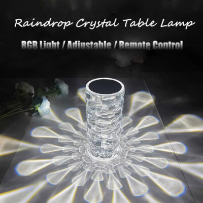 Diamond Crystal Rechargeable LED Table Light - Image 6