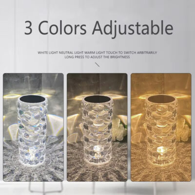 Diamond Crystal Rechargeable LED Table Light - Image 8