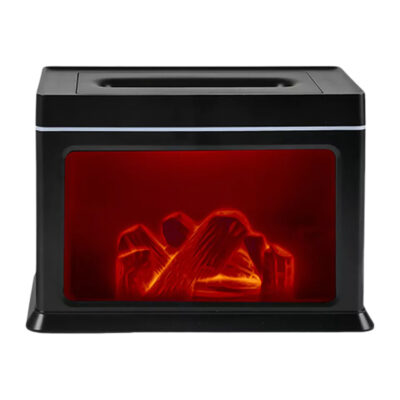 300ml LED Fireplace Humidifier Decor