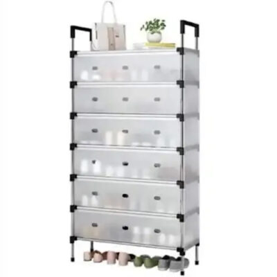 Luxury 7 Layers Shoe Rack with Cover