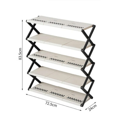 Five Layer Foldable Shoe Rack - Image 8