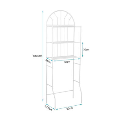 3-Tier Toilet and Bathroom Shelf - Image 3