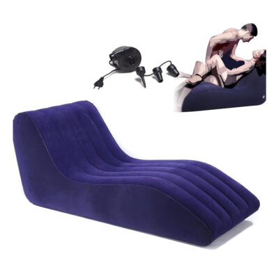 S Shaped Inflatable Sofa with Pump - Image 6