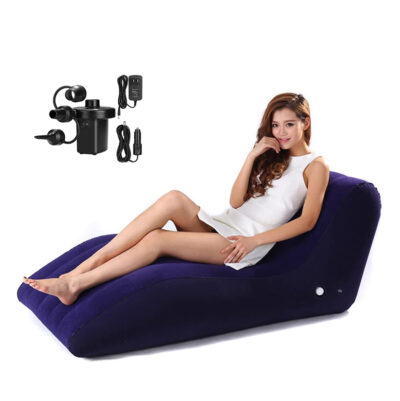 S Shaped Inflatable Sofa with Pump