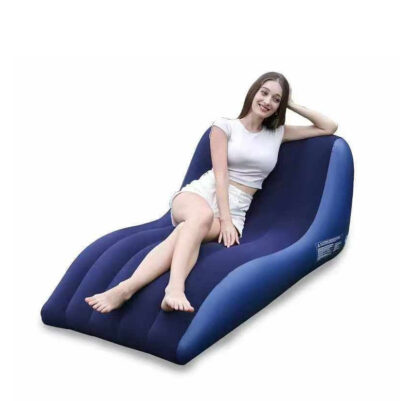 S Shaped Inflatable Sofa with Pump - Image 4