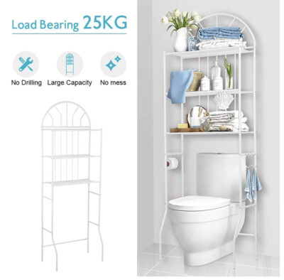 3-Tier Toilet and Bathroom Shelf - Image 5