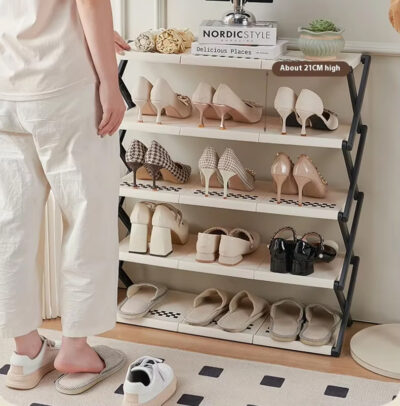 Five Layer Foldable Shoe Rack - Image 11