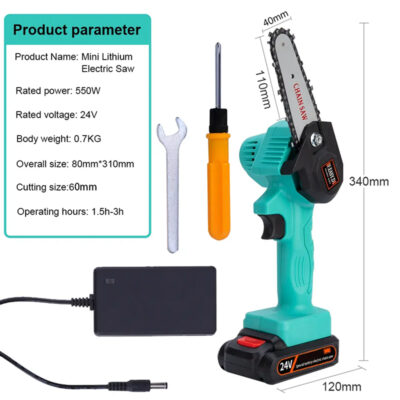 Handheld Rechargeable Mini Wood Chain Saw - Image 2