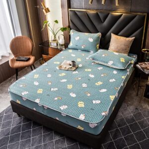 Waterproof Bed Sheet with Pillowcases – M