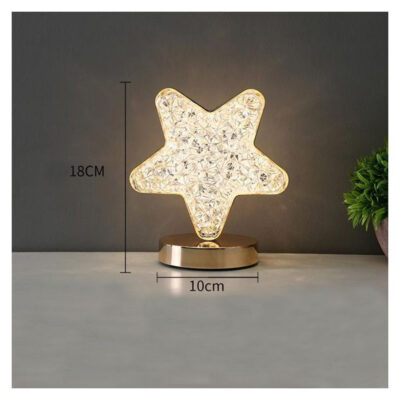 Cordless Crystal Star Lamp With Touch Sensor - Image 9