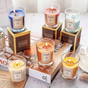 Scented Soy Waxed Candle Long