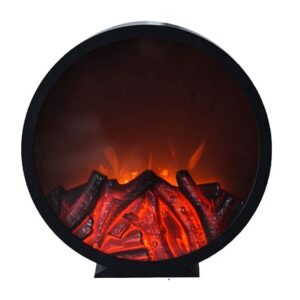 Round LED Flame Lamp Decor