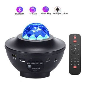 Star Projector Lamp with Wireless Speaker and Bluetooth