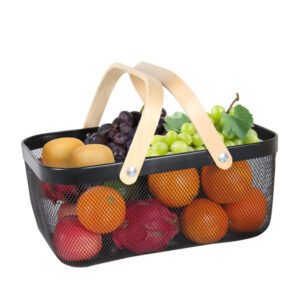 Handheld Mesh Rectangle Basket