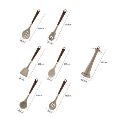 7pcs Marble Silicone Kitchenware Set - Image 6