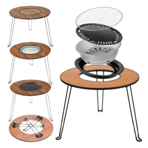 Foldable Barbecue Grill Table