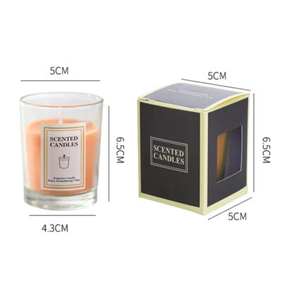 Scented Soy Waxed Candle Long - Image 4