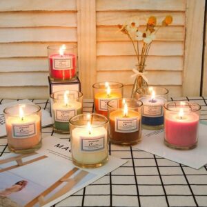Scented Soy Waxed Candle Short