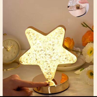 Cordless Crystal Star Lamp With Touch Sensor - Image 5