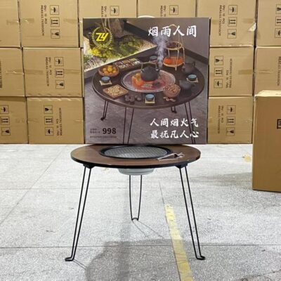 Foldable Barbecue Grill Table - Image 4