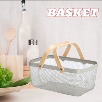 Handheld Mesh Rectangle Basket - Image 8