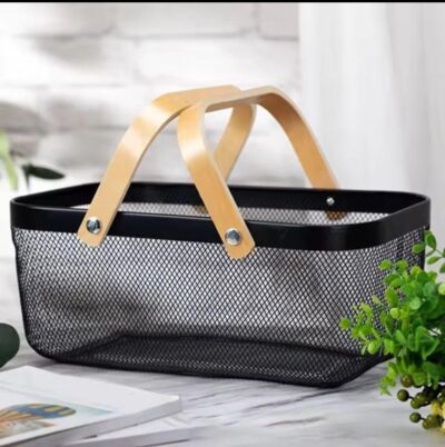 Handheld Mesh Rectangle Basket - Image 3