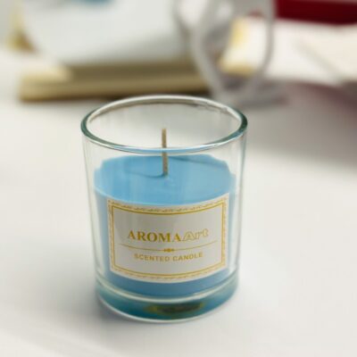 Scented Soy Waxed Candle Short - Image 3