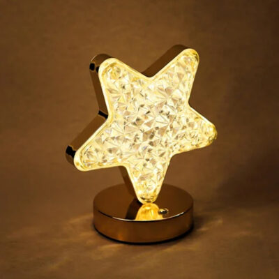 Cordless Crystal Star Lamp With Touch Sensor - Image 4