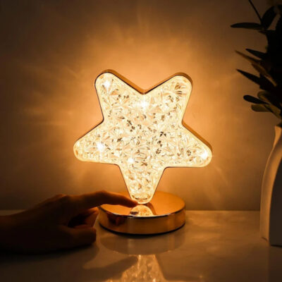 Cordless Crystal Star Lamp With Touch Sensor - Image 7
