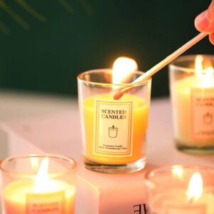 Scented Soy Waxed Candle Long