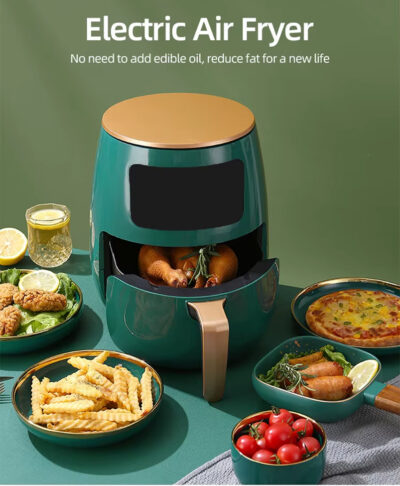 6L Silver Crest Electric Digital Air Fryer - Image 10