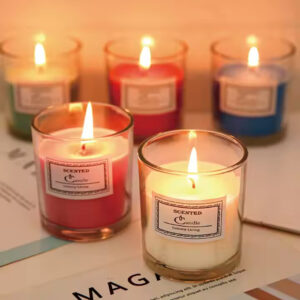 Scented Soy Waxed Candle Short
