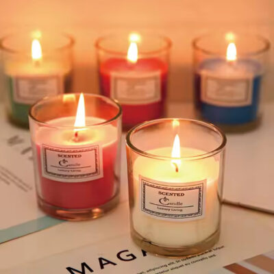 Scented Soy Waxed Candle Short - Image 2