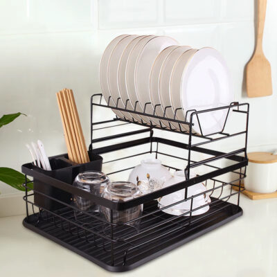 2 Floor Iron Dish Drainer Rack - Image 3