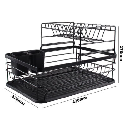 2 Floor Iron Dish Drainer Rack - Image 6